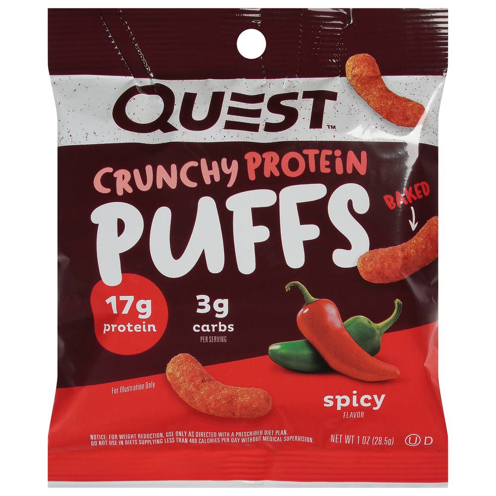 Quest Crunchy Protein Baked Puffs (spicy)