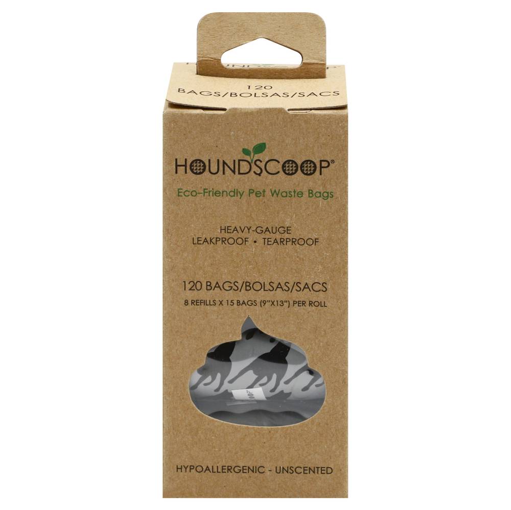 Houndscoop Heavy Gauge Leakproof Pet Waste Bags (9.1 oz)