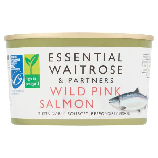 Waitrose Essential Wild Pink Salmon