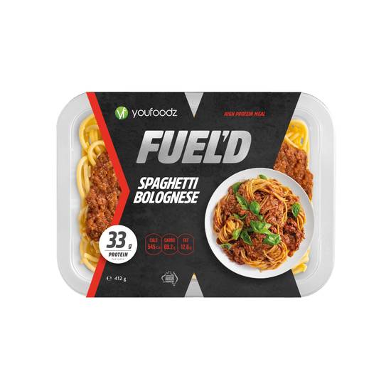 Youfoodz Fuel'd Spaghetti Bolognese 412g