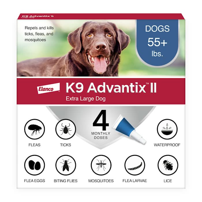 Elanco K9 Advantix Ii Topical Flea & Tick Treatment For Dogs, Extra Large