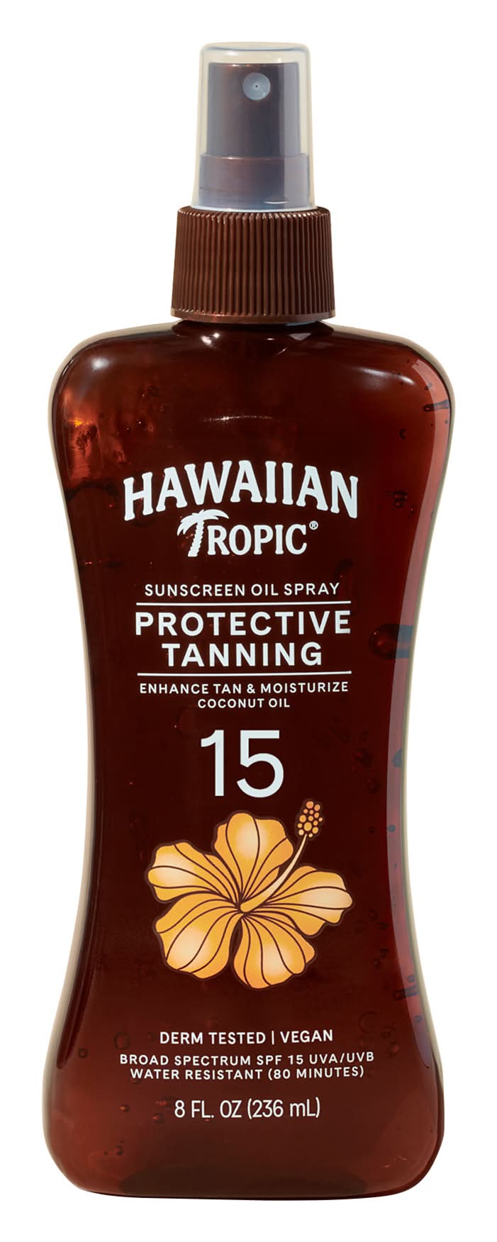Hawaiian Tropic Protective Tanning Spf 15 Sunscreen Oil Spray (8 fl oz)