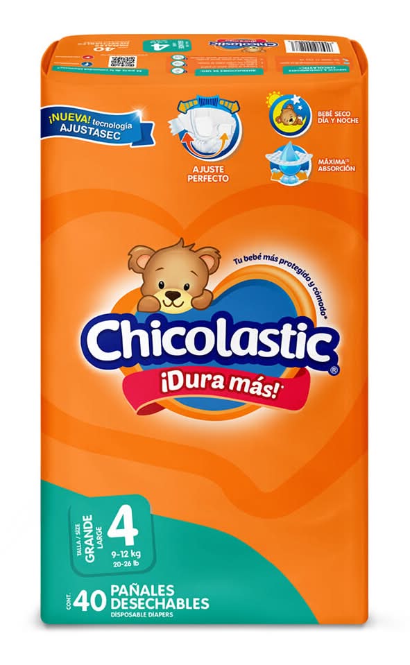Chicolastic · Pañal classic unisex talla 4 (1,35 kg)