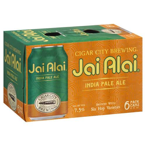 Cigar City Brewing · Jai Alai Domestic India Pale Ale Beer (6 x 12 fl oz)
