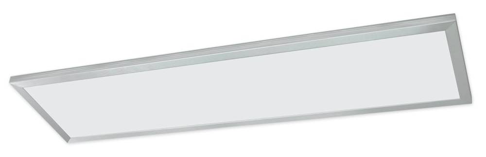 Good Earth Lighting Flat Panel 5 CCT 1 -Light 47.68-in Brushed Nickel Integrated LED Flush Mount Light | FP1247-AL5-48LFC-G