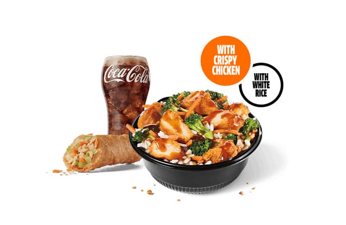 Crispy Chicken Teriyaki Bowl Combo