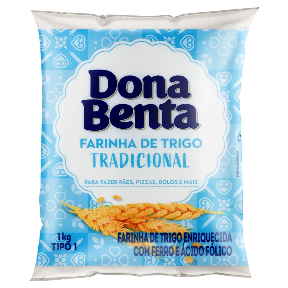 Dona benta farinha de trigo tradicional (1 kg)