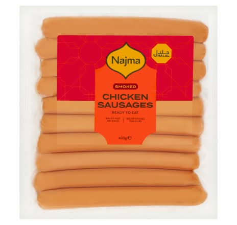 Najma Smoked Chicken Sausages (400g)