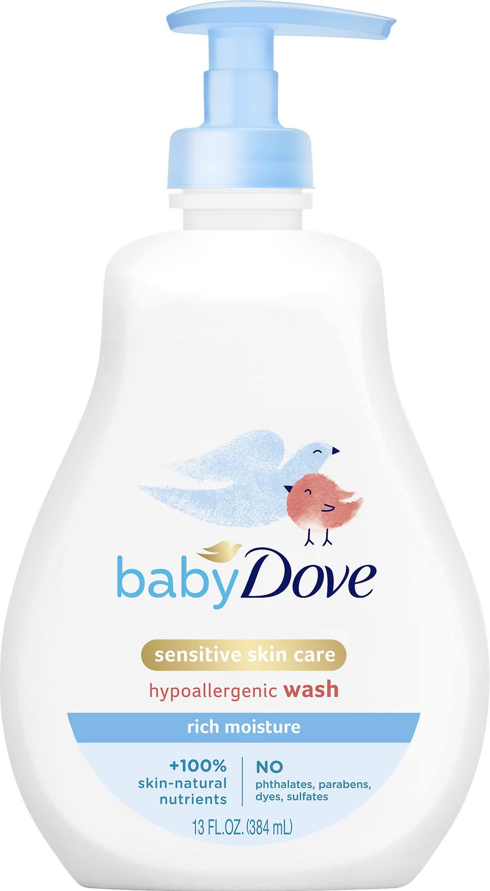 Dove Rich Moisture Hypoallergenic Baby Wash & Shampoo (13 fl oz)