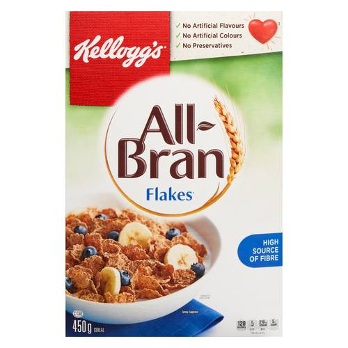 Kellogg's Cereal Flakes All Bran 450 g