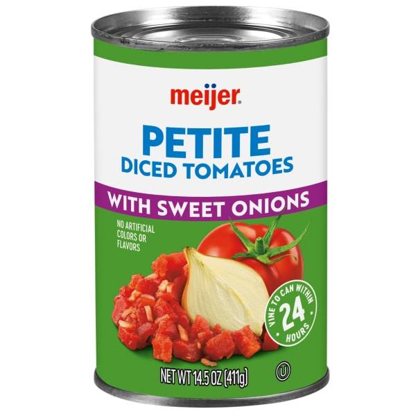 Meijer Tomato Diced W Sweet Onions (14.5 oz)