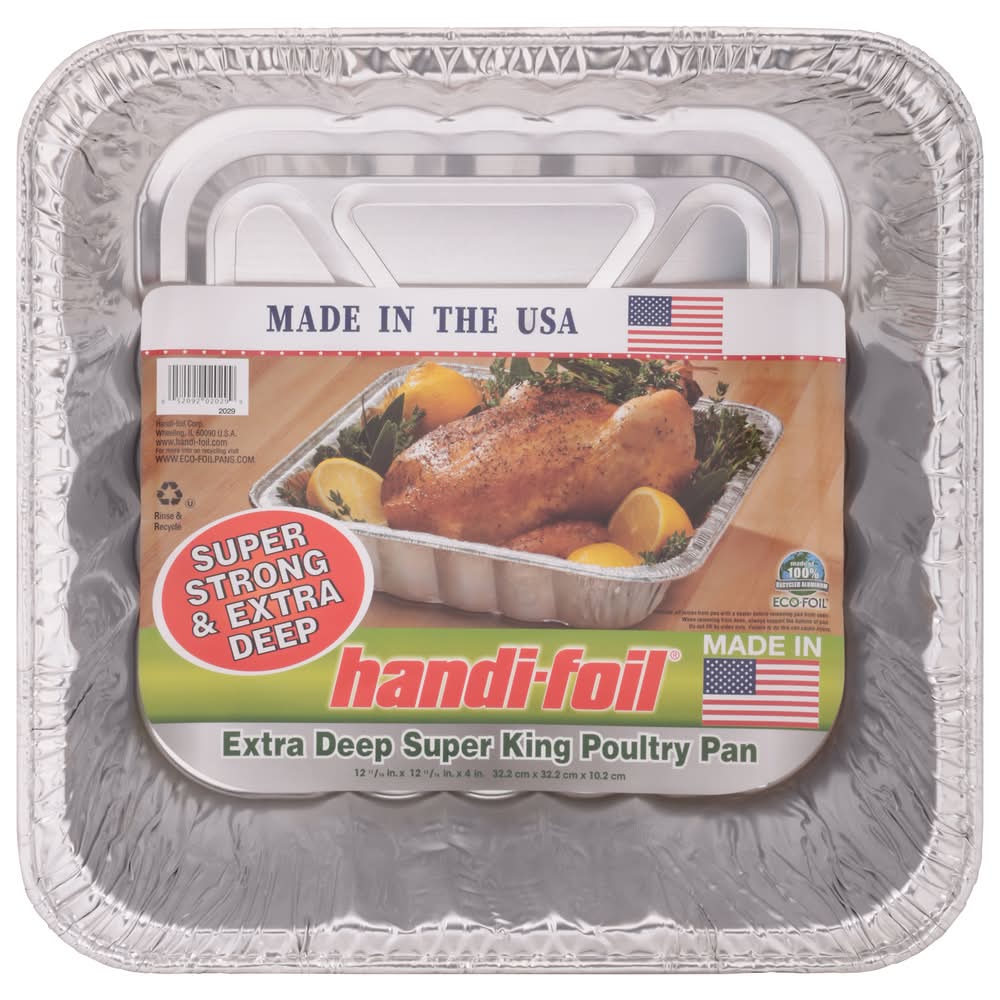 Handi-Foil Super King, Poultry Pan, Eco-Foil