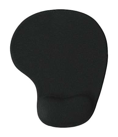 Ultra Comfort Ergonomic Printed Mouse Pad Black