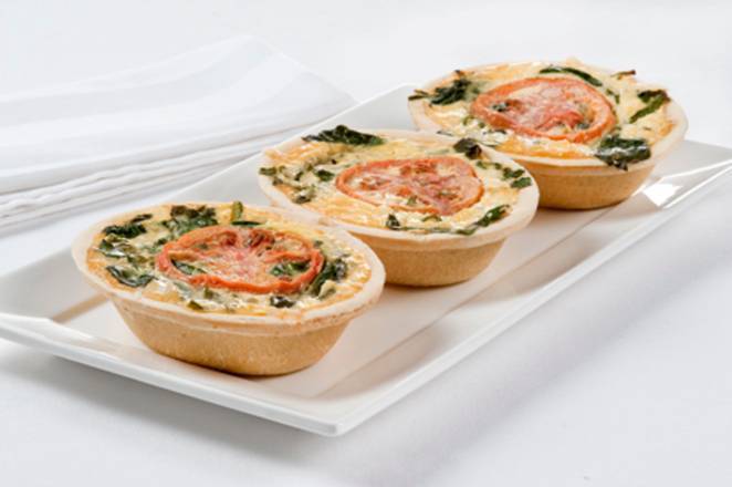 Spinach & Tomato Quiche