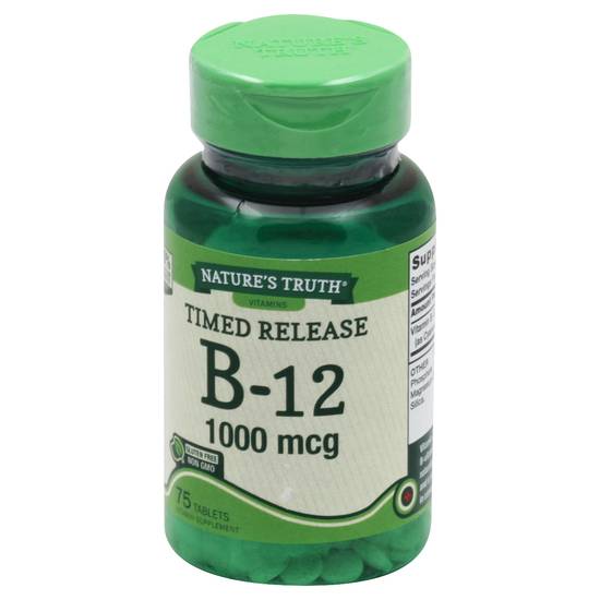 Nature's Truth Timed Release 1000 Mcg Vitamin B-12 (75 tablets)