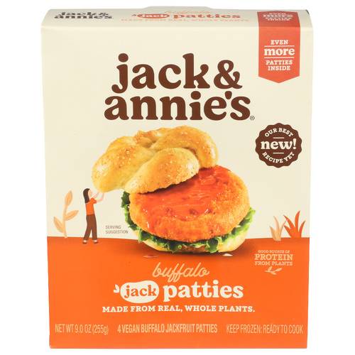 Jack & Annies Buffalo Vegan Jackfruit Patties