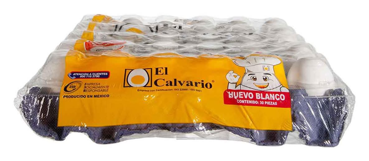 El Calvario · Huevo blanco fresco (30 un)
