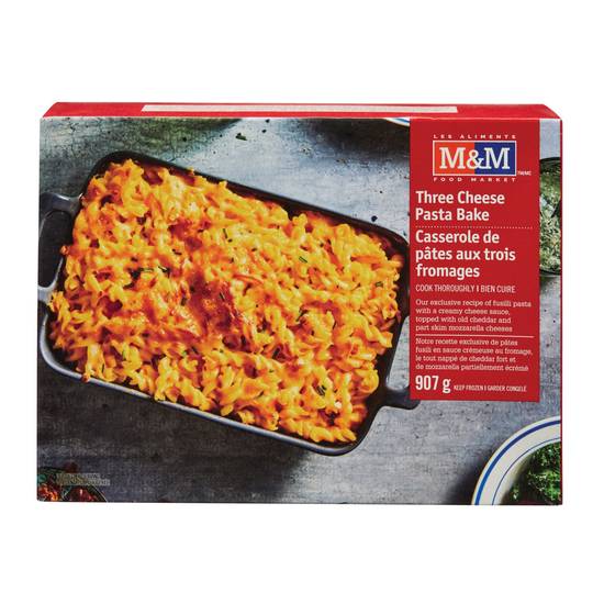 M&M Food Market Three Cheese Pasta Bake