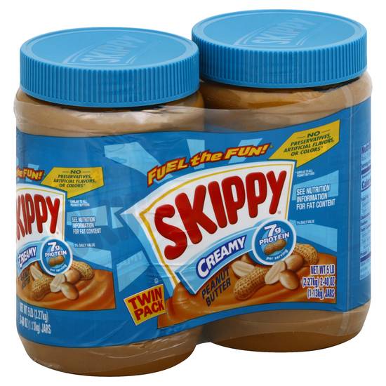 Skippy Creamy Peanut Butter Spread (2 ct)