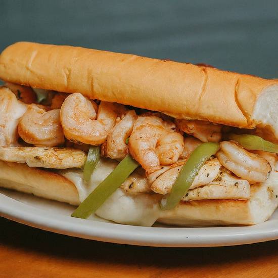 Shrimp and Chicken Philly Cheese Steak