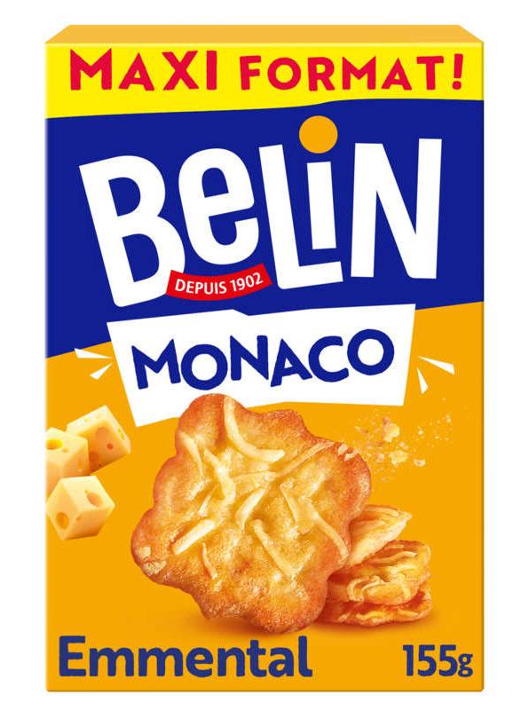 Belin Crackers Monaco Emmental 155 g