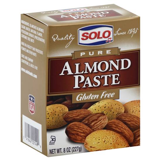 Solo Gluten Free Pure Almond Paste