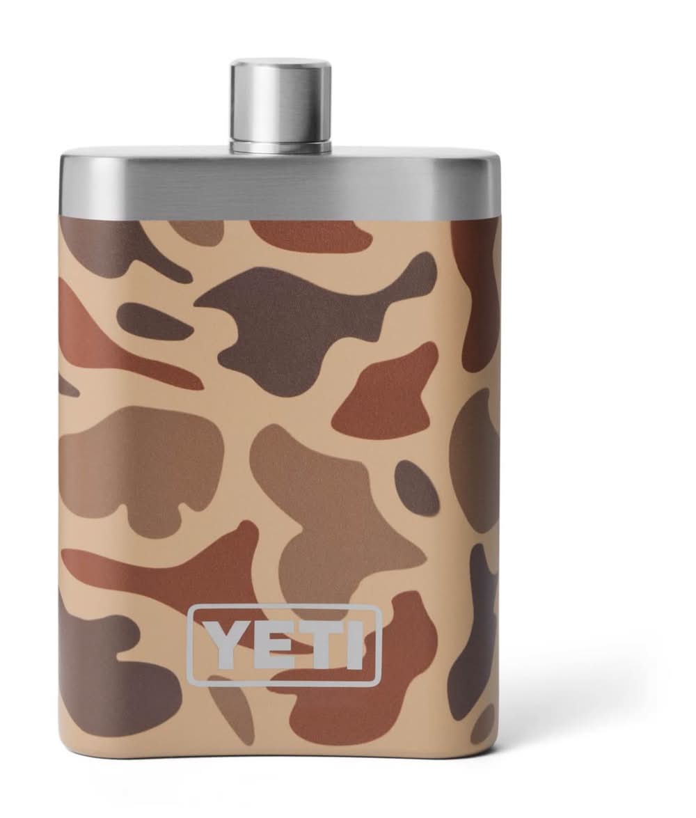 Yeti 7 Oz Wetlands Camo Stainless Steel Flask
