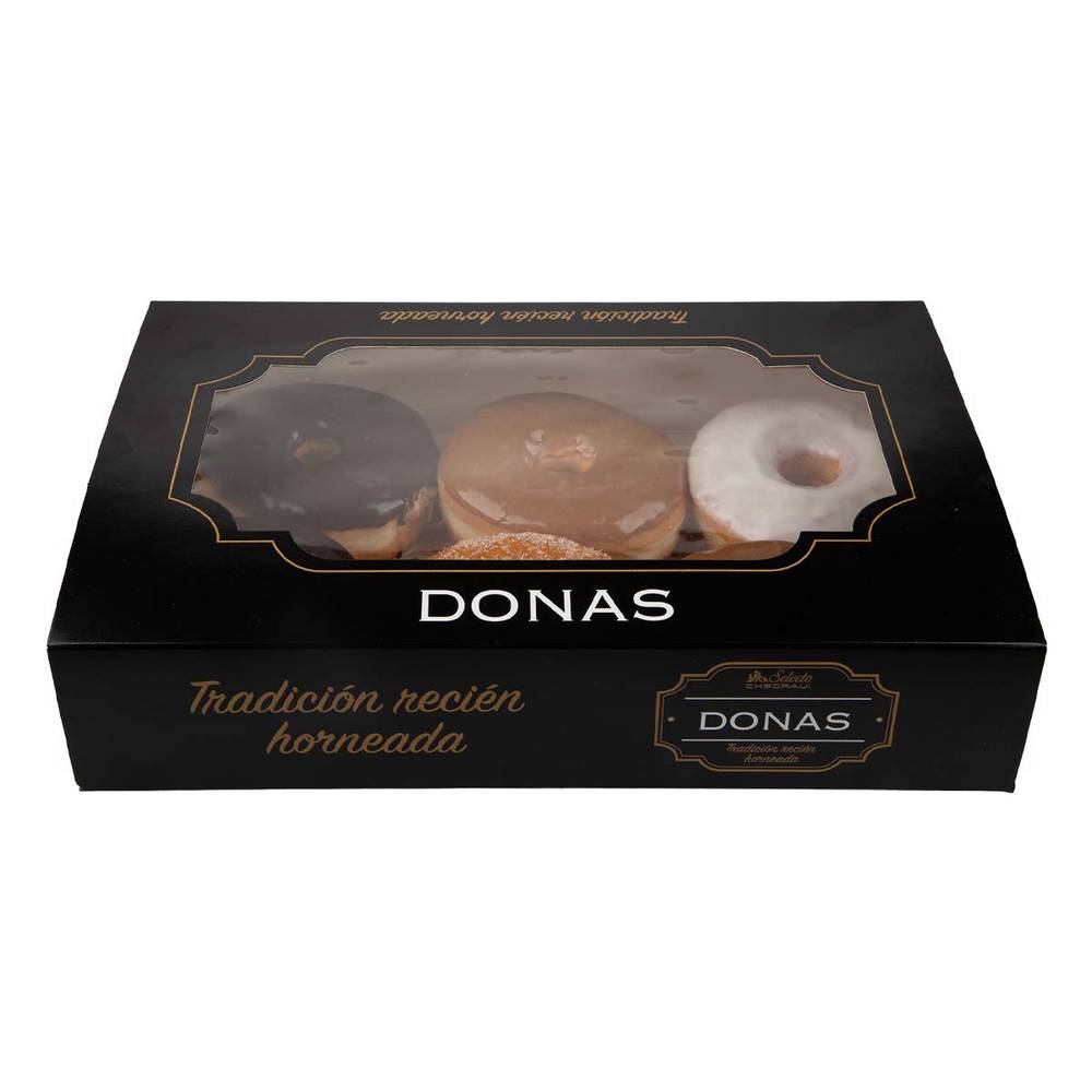 Selecto donas (Surtido) (6 un)