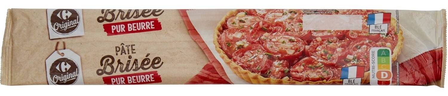 Carrefour - Pâte brisée au beurre (230g)