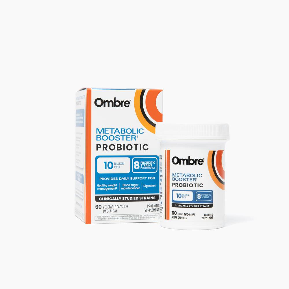 Ombre Metabolic Booster Probiotic Supplement (60 ct)
