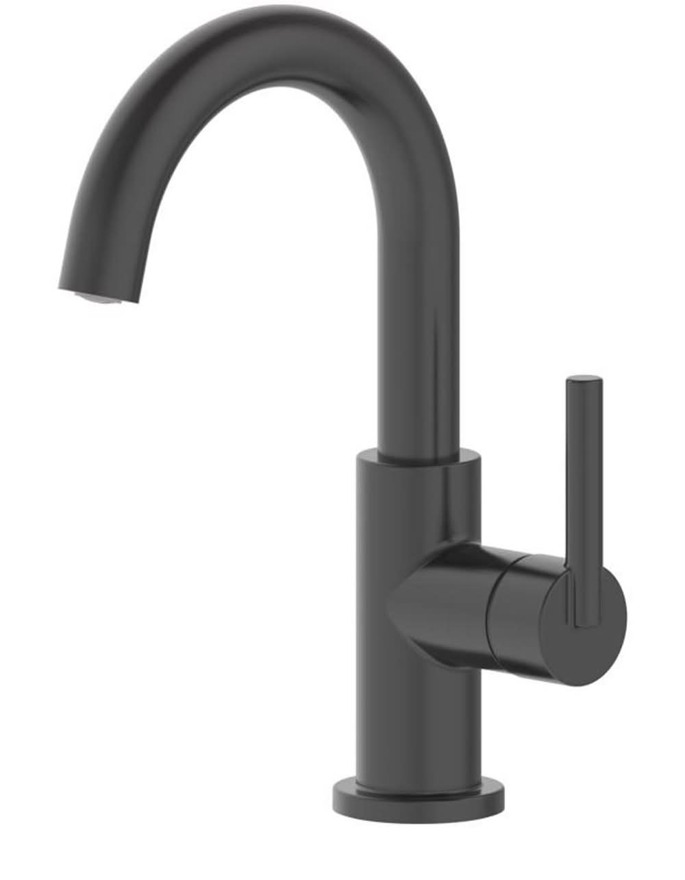 Oakbrook Collection Alexis Matte Black Modern Single-Handle Bathroom Sink Faucet 4 In.