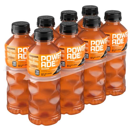 Powerade Orange Sports Drink (8 ct, 20 fl oz)