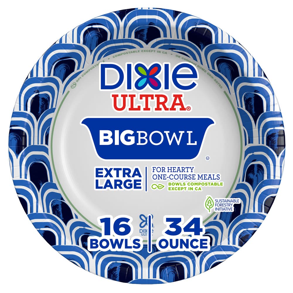 Dixie Ultra Big Bowls (2.12 lbs)
