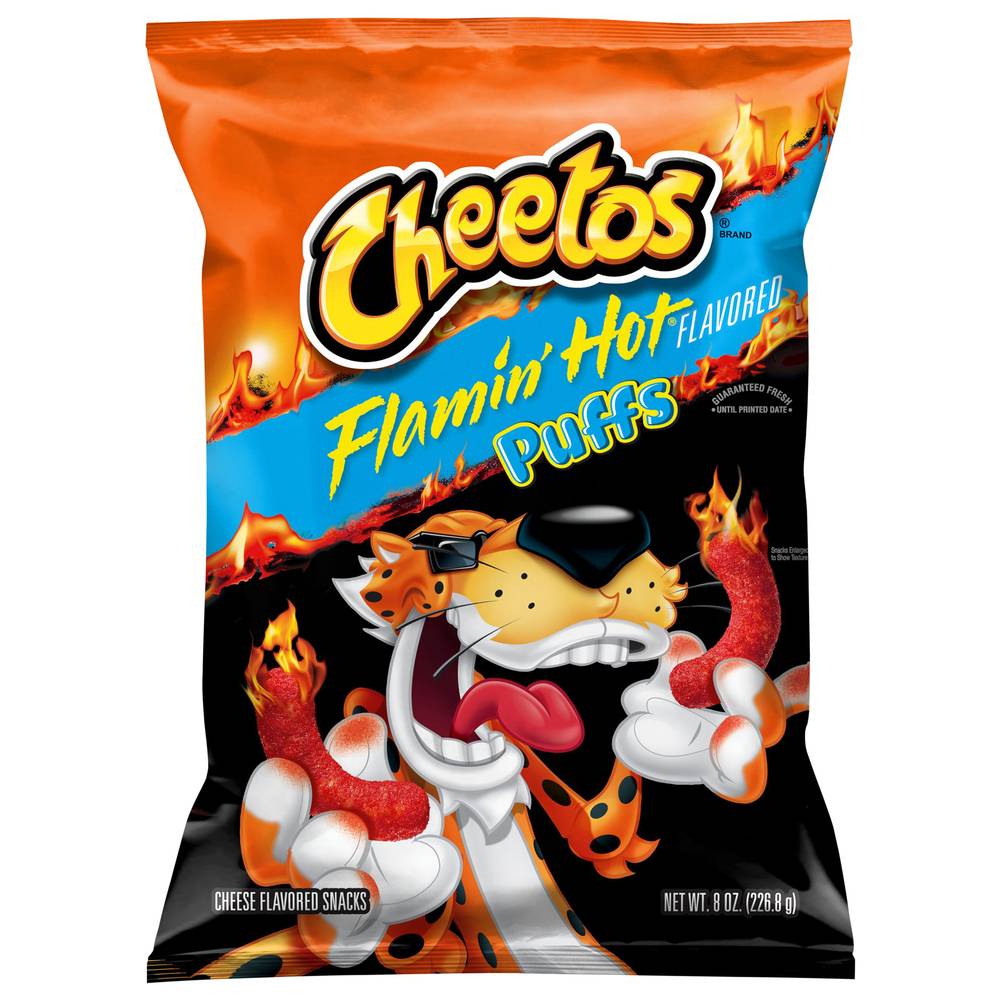 Cheetos Real Snack Puffs, Flamin' Hot-Cheese (8 oz)