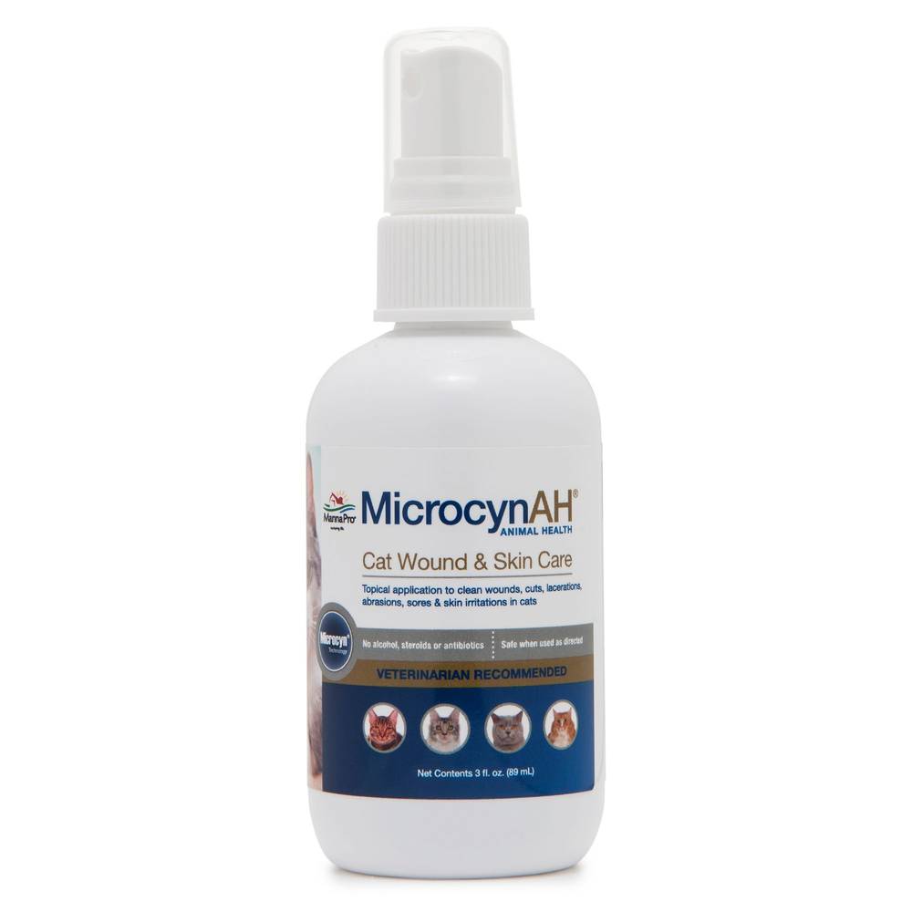 MicrocynAH® Cat Wound & Skin Care (Size: 3 Fl Oz)