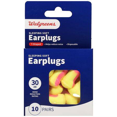 Walgreens T-Shaped Earplugs (10 ct)