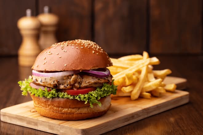 Grilled Chicken Burger