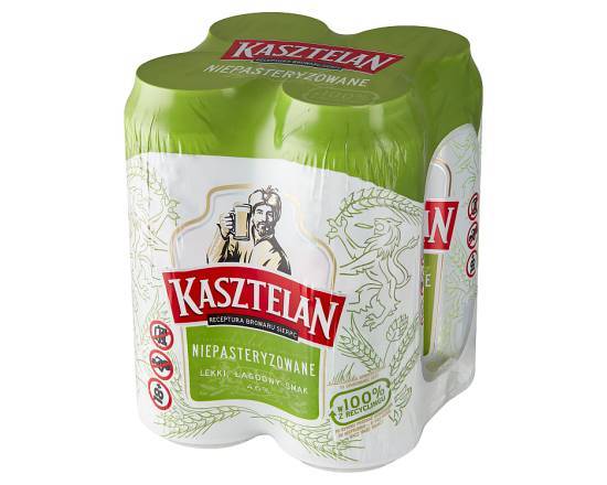 Kasztelan Niepasteryzowane 4 szt./500 ml Piwo Puszka 5.7%