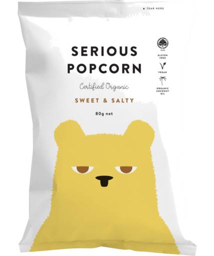 Serious Food Co . Popcorn Sweet and Salty (80g)