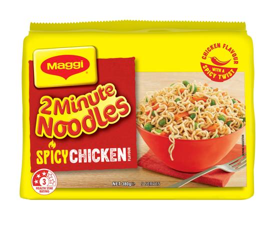 Maggi 2 Minute Noodles Spicy Chicken 380g