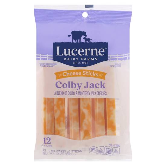 Lucerne Colby Jack Cheese Sticks (12 x 0.8 oz)