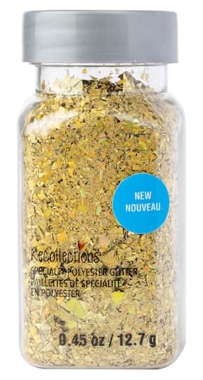 Recollections Flakes Specialty Polyester Glitter (Gold)
