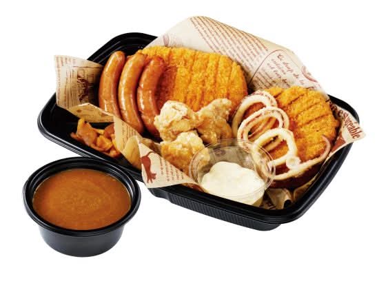 マル得コンボA（カレーソース付） Value Combo A (comes with curry sauce)