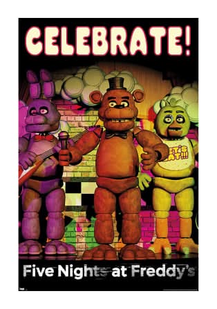 Five Nights at Freddy's™ Celebrate! Poster 24in x 34in