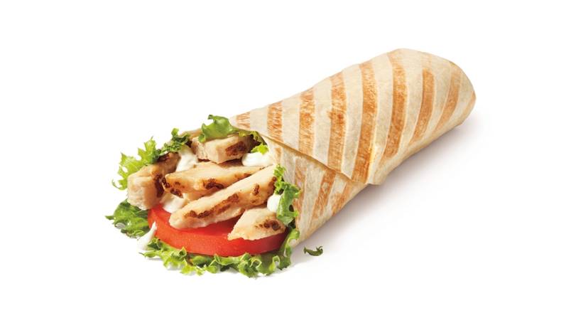 Wrap au poulet mijoté