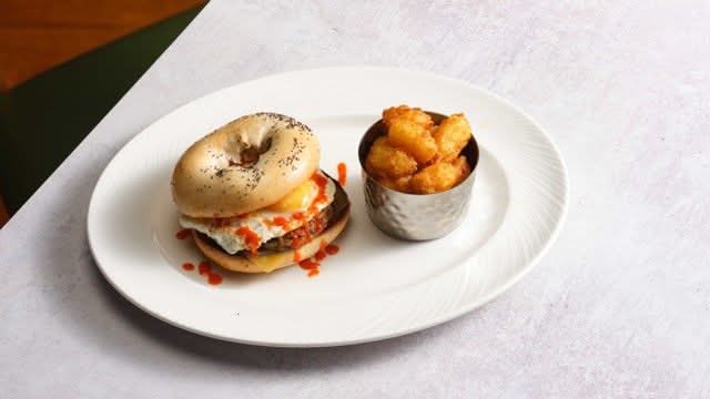 Sausage Patty & Egg Bagel