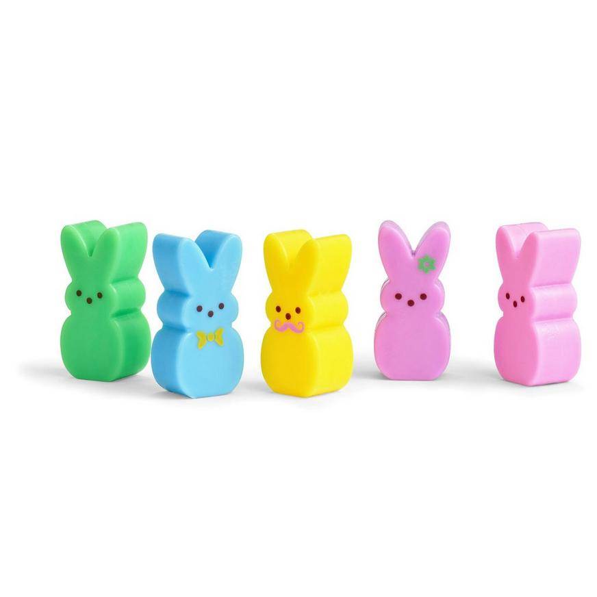 Peeps Pastel Bunny Finger Puppets, 5pc