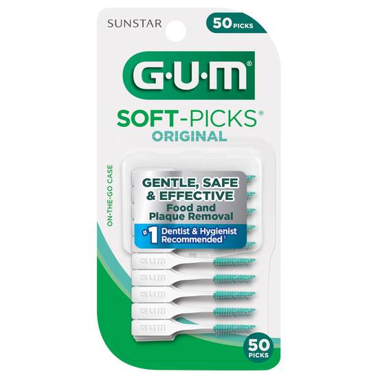 Gum Original Soft-Food and Plaque Removal Picks (50 ct)