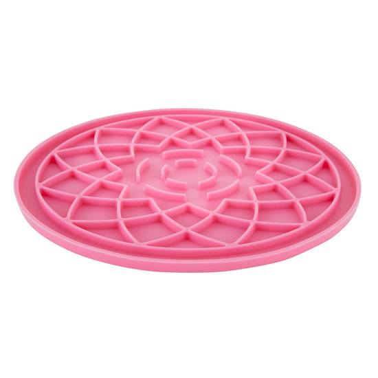 Top Paw® Puzzle Slow-Feeder Mat (Color: Pink)