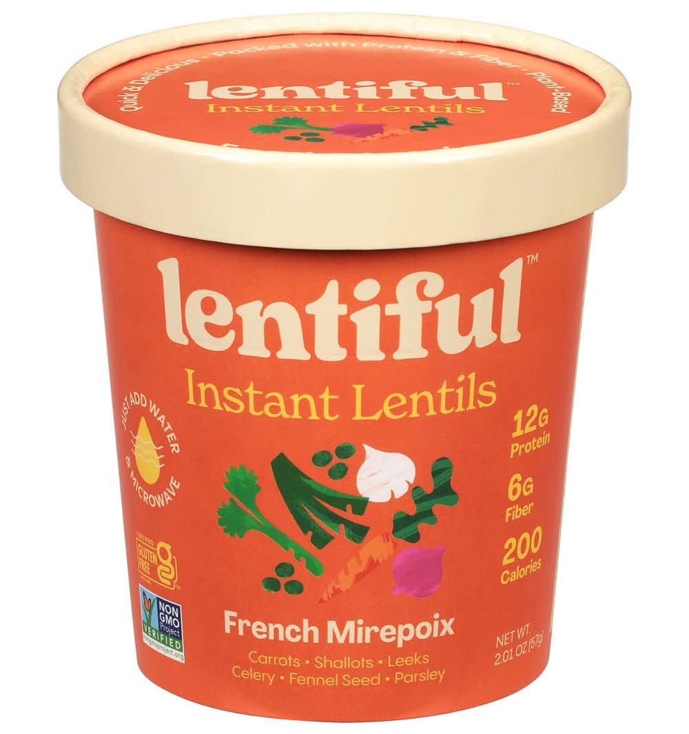 Lentiful French Mirepoix Instant Lentils